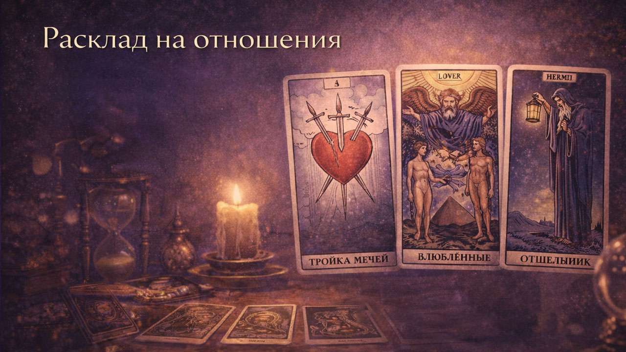 Расклад на отношения: что происходит между вами на самом деле