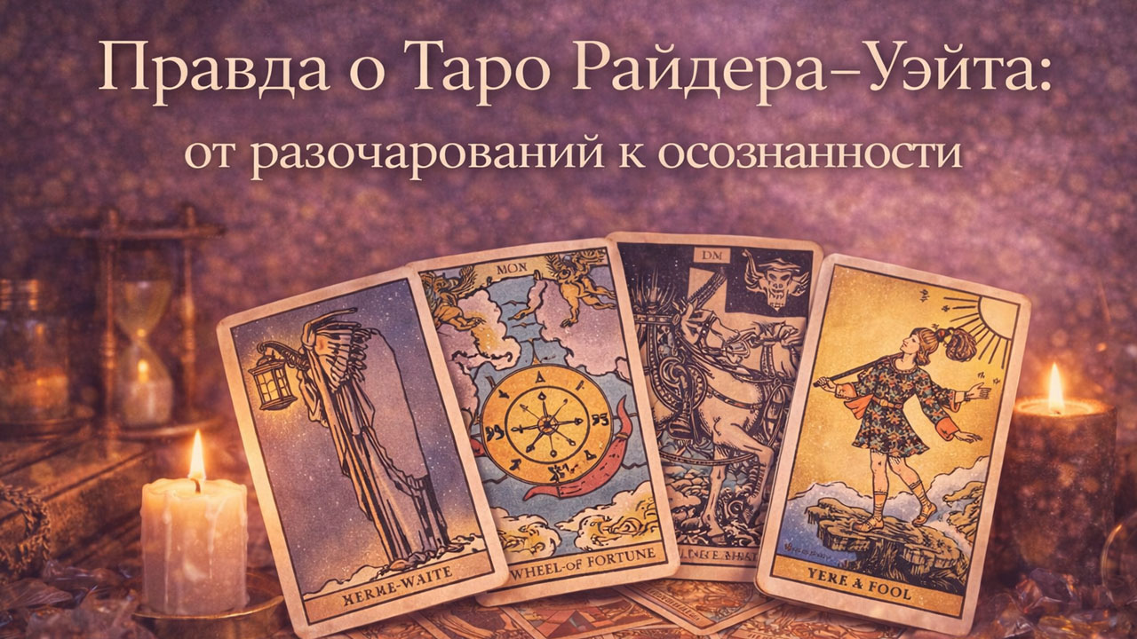 Таро Райдера–Уэйта: базовый язык карт и как читать его без гаданий